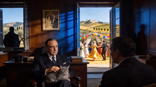 등 뒤로 닫히는 문